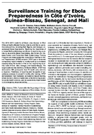 Surveillance Training for Ebola Preparedness in Cte dIvoire GuineaBissau Senegal and Mali