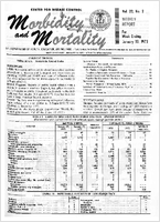 Morbidity and Mortality Weekly Report Vol 22 No 2 week ending January 13 1973
