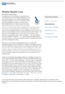 Household Pulse Survey Mental Health Care