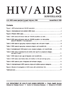 HIVAIDS Surveillance US AIDS cases reported through February 1990