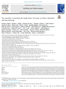 Ten questions concerning the implications of carpet on indoor chemistry and microbiology