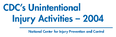 CDCs Unintentional Injury Activities  2004