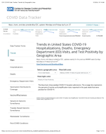 Trends in United States COVID19 Hospitalizations Deaths Emergency Visits and Test Positivity by Geographic Area February 9 2024