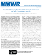 Heatrelated Emergency Department Visits During the Northwestern Heat Wave  United States June 2021