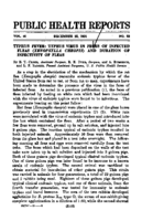 Weekly Reports for DECEMBER 25 1931