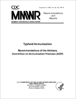 Morbidity and Mortality Weekly Report Recommendations and Reports December 9 1994  Vol 43  No RR14