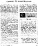 Appraising fly control programs