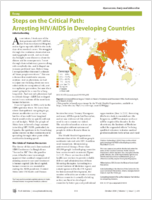 Steps on the Critical Path Arresting HIVAIDS in Developing Countries