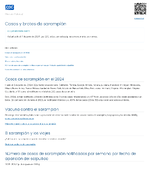 Casos y brotes de sarampin