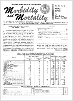 Morbidity and Mortality Weekly Report Vol 18 No 43 week ending October 25 1969
