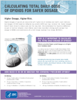 Calculating Total Daily Dose of Opioids for Safer Dosage