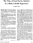 The value of good service statistics in a modern health department