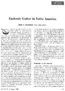 Endemic goiter in Latin America