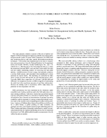 Field Evaluation of Mobile Roof Support Technologies 2001