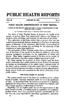 Public Health Reports  V 30 No 4 January 22 1915