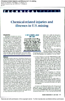 ChemicalRelated Injuries and Illnesses in US Mining 200907