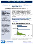 Residential Care Community Resident Characteristics United States 2022