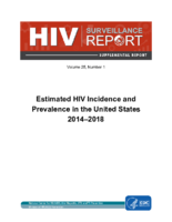 Estimated HIV Incidence and Prevalence in the United States 20142018