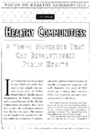 Healthy Communities