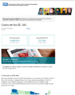 Casos de enfermedad del coronavirus COVID19 casos en los EE UU Actualizado el 3 de agosto del 2020