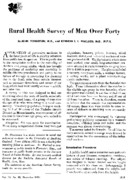 Rural health survey of men over forty