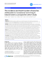 The incidence and health burden of earaches attributable to recreational swimming in natural waters a prospective cohort study