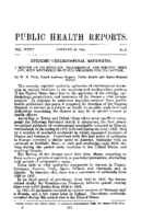 Public health reports  v 27 no 4 JANUARY 26 1912