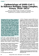 Epidemiology of SARSCoV2 in Kakuma Refugee Camp Complex Kenya 202020211