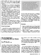 The Life Expectancy Of Nonsmoking Men And Women