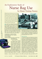 An exploratory study of nurse bag use by home visiting nurses