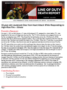 Line of Duty Death Report 55YearOld Lieutenant Dies from Heart Attack While Responding to HighRise Fire  Illinois