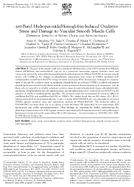 TertButyl HydroperoxideHemoglobinInduced Oxidative Stress and Damage to Vascular Smooth Muscle Cells Different Effects of Nitric Oxide and Nitrosothiols