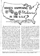 Whats happening to malaria in the USA