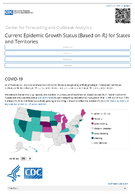 Current Epidemic Growth Status Based onRt for States and Territories