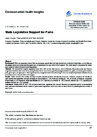 State Legislative Support for Parks