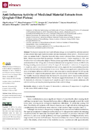 AntiInfluenza Activity of Medicinal Material Extracts from QinghaiTibet Plateau