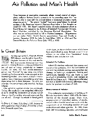 Air pollution and mans health