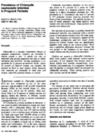 Prevalence Of Chlamydia Trachomatis Infection In Pregnant Patients