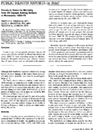 Trends in rates for mortality from all causes among Indians in Minnesota 196079