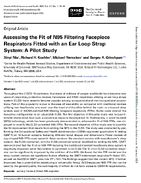 Assessing the fit of N95 filtering facepiece respirators fitted with an ear loop strap system a pilot study