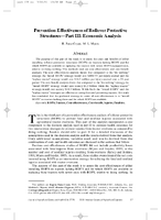 Prevention Effectiveness of RollOver Protective Structures on Agricultural Tractors Part III Economic Analysis