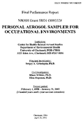 Personal Aerosol Sampler for Occupational Environments