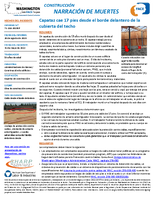 Construccin Narracin de Muertes Capataz Cae 17 Pies Desde el Borde Delantero de la Cubierta del Techo