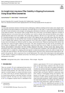 An Insight into Limestone Pillar Stability in Dipping Environments Using Actual Mine Geometries