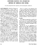 Comparing Mantoux And JetInjection Methods Of Tuberculin Skin Testing