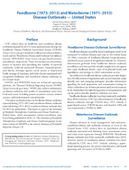 and Disease Outbreaks  United States