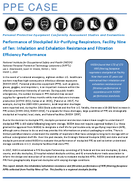 Performance of Stockpiled AirPurifying Respirators Facility Nine of Ten Inhalation and Exhalation Resistance and Filtration Efficiency Performance PPE CASE  P20200109