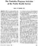 The Pesticides Program activities of the Public Health Service