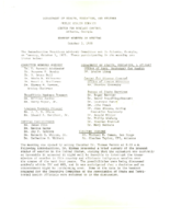 Summary minutes of meeting  Immunization Practices Advisory Committee October 3 1978
