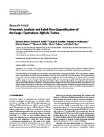 Proteomic Analysis and LabelFree Quantification of the Large Clostridium difficile Toxins